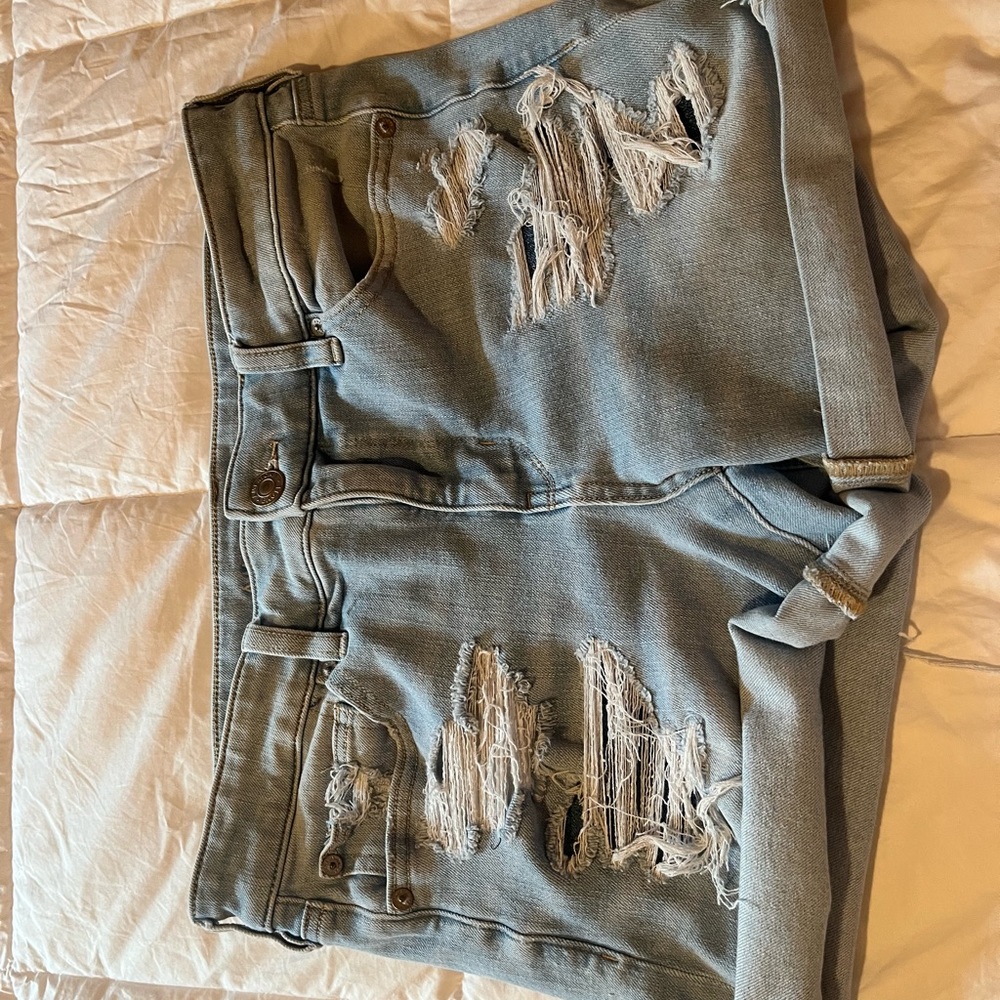 American Eagle jean shorts.